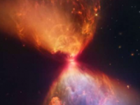 韦伯望远镜显示正在形成的恒星周围有炽热的沙漏