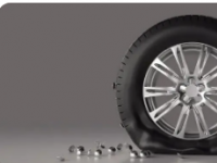 观看自动驾驶卡车如何应对灾难性的轮胎爆胎