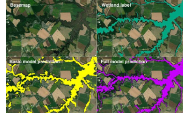 用于绘制湿地地图的人工智能深度学习模型的准确率为94%