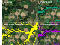 用于绘制湿地地图的人工智能深度学习模型的准确率为94%
