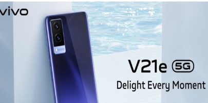 VivoV21e智能手机具有4GB的RAM和128GB的存储空间