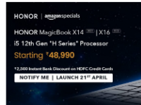 荣耀MagicBookX14和X16 2023将于4月21日在市场推出