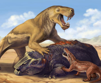 剑齿食肉动物连接二叠纪北半球和南半球动物群