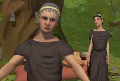 虚拟现实体验将学生带到古希腊