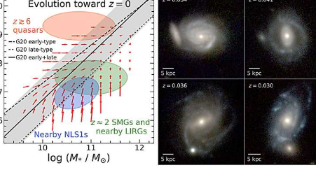天文学家揭示了超大质量黑洞及其宿主星系的演化路径