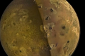 为了您的处理乐趣一代人中最清晰的木星火山卫星木卫一的照片
