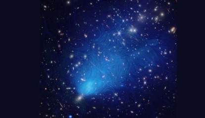 科学家使用同步加速器强度梯度绘制星系团中最大的磁场