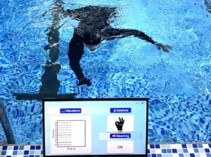 水下电子手套将潜水员的手势转化为信息