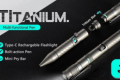 BoltLiteTitanium模块化EDC多功能工具笔和手电筒