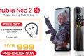 nubiaNeo25G马来西亚发布-6000mAh电池120HzFHD+显示屏和33W充电售价RM999